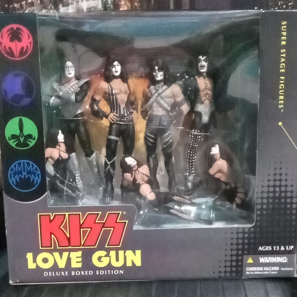 KISS Black and White Action Figures Playset